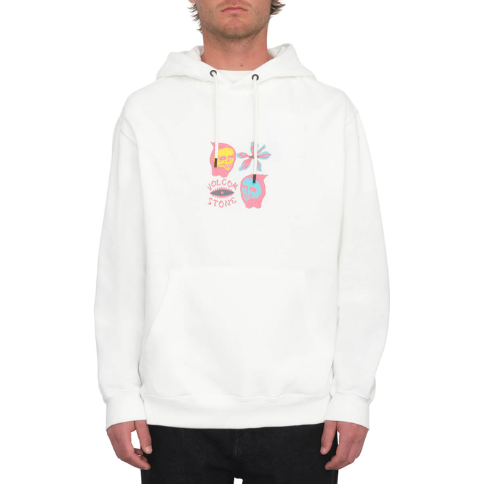 VOLCOM EARTH TRIPPER HOODIE OFF WHITE XL