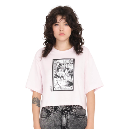 VOLCOM DRUMSTONE T-SHIRT PURPLE M