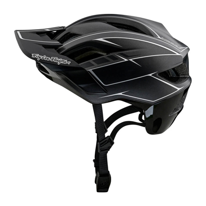 TROY LEE DESIGNS FLOWLINE SE HELMET PINSTRIPE CHARCOAL / BLACK XS/S