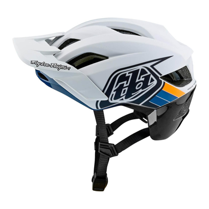 TROY LEE DESIGNS FLOWLINE SE HELMET BADGE LIGHT GRAY / CHARCOAL XS/S