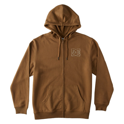 DC DC ZIG ZAG ZIP HOODIE OTTER L