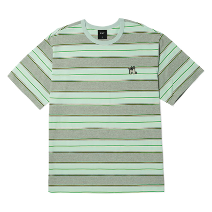 HUF VERNON S/S RELAXED KNIT SMOKE MINT M