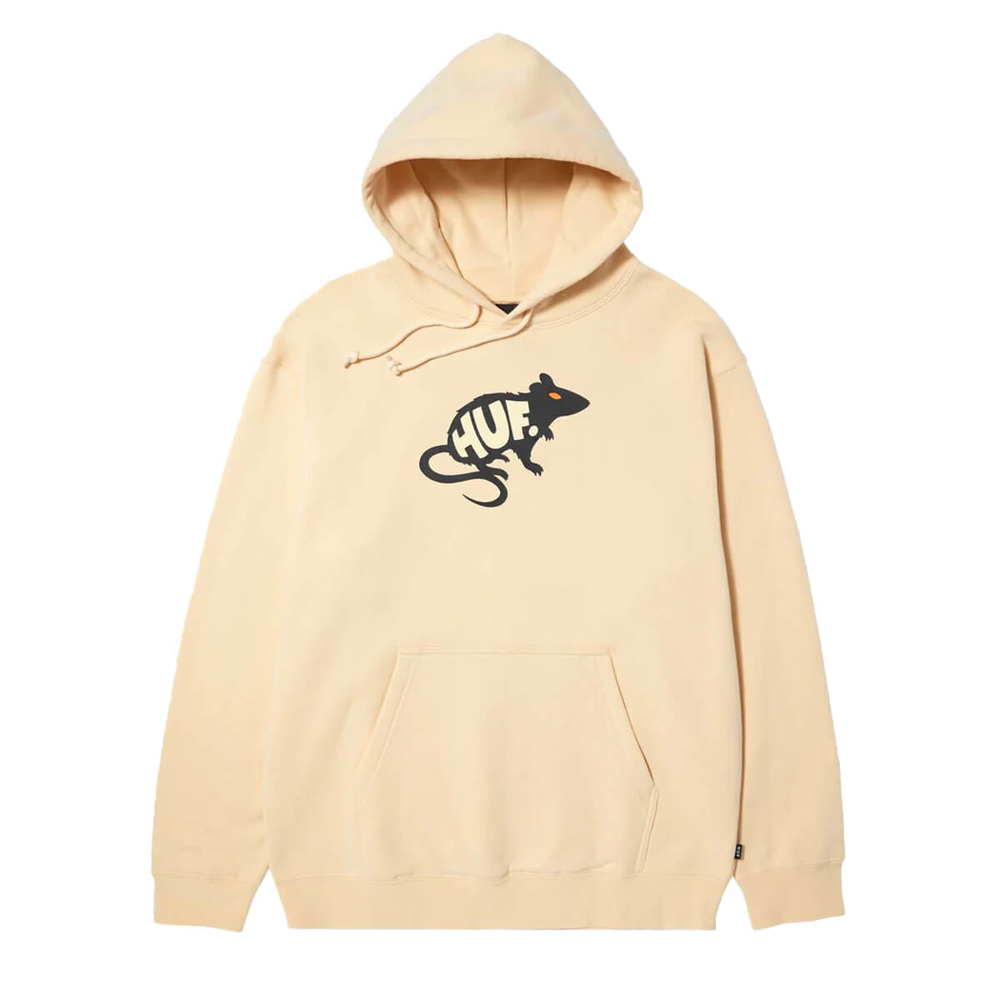 HUF MAN'S BEST FRIEND P/O HOODIE WHEAT M