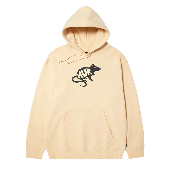 HUF MAN'S BEST FRIEND P/O HOODIE WHEAT L