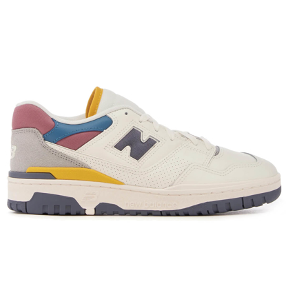 NEW BALANCE 550 OFF WHITE/GREY/BURGUNDY (PGB) 42