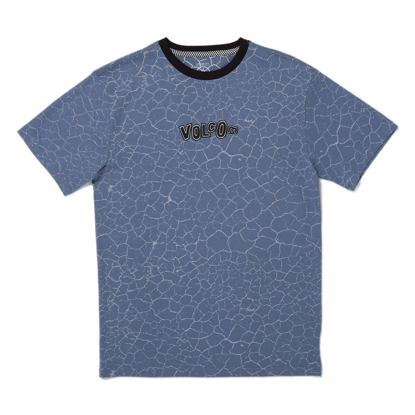 VOLCOM CRACKED T-SHIRT KID STONE BLUE S