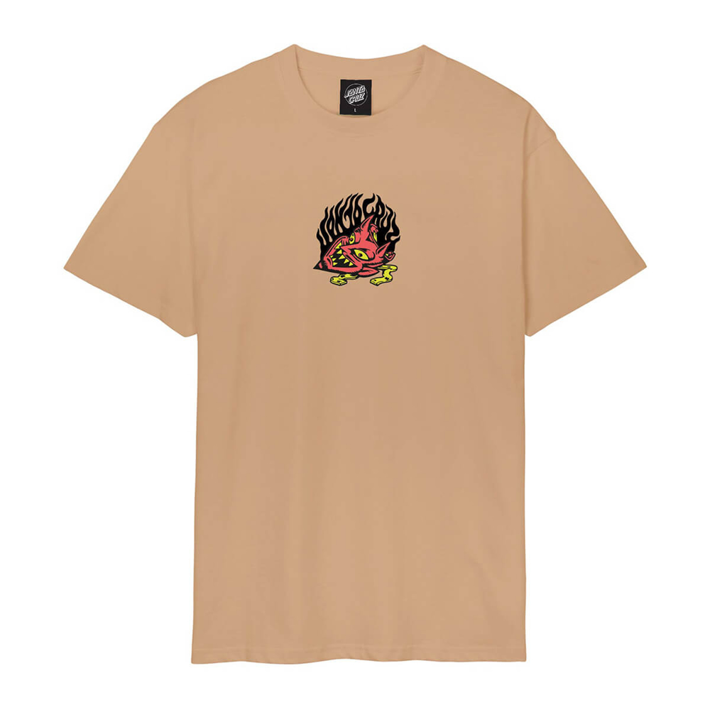 SANTA CRUZ DELFINO DEVIL MASK FRONT TAUPE M