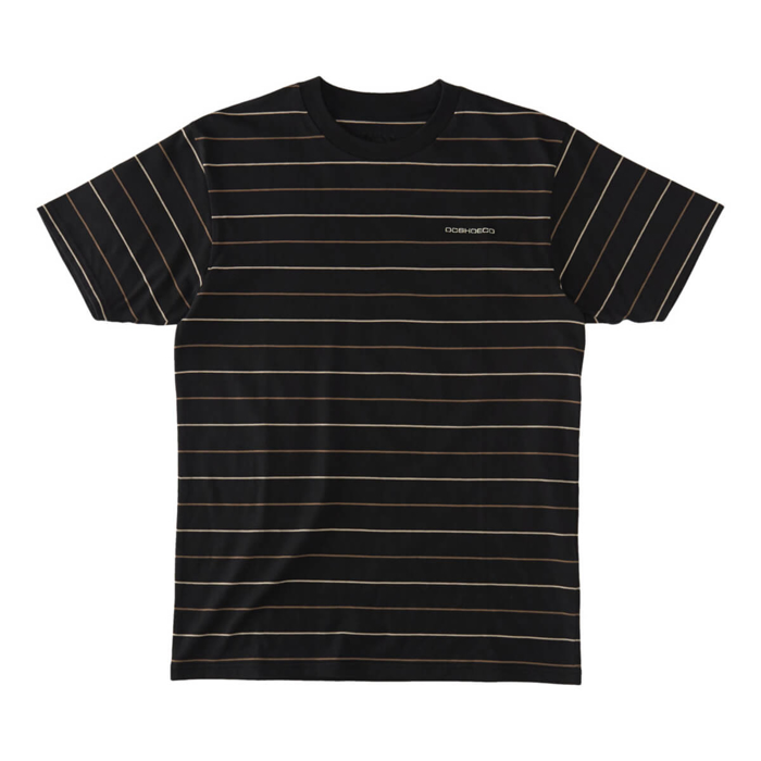 DC LOWSTATE STRIPE T-SHIRT PIRATE BLACK LOWSTATE STRIPE L