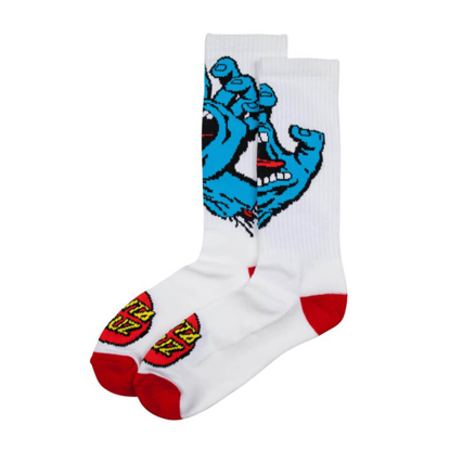 SANTA CRUZ SCREAMING HAND SOCK WHITE 11. 08. 2024