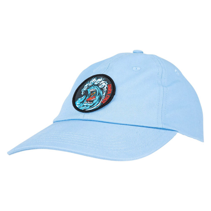 SANTA CRUZ YOUTH SCREAMING WAVE CAP SKY BLUE UNI