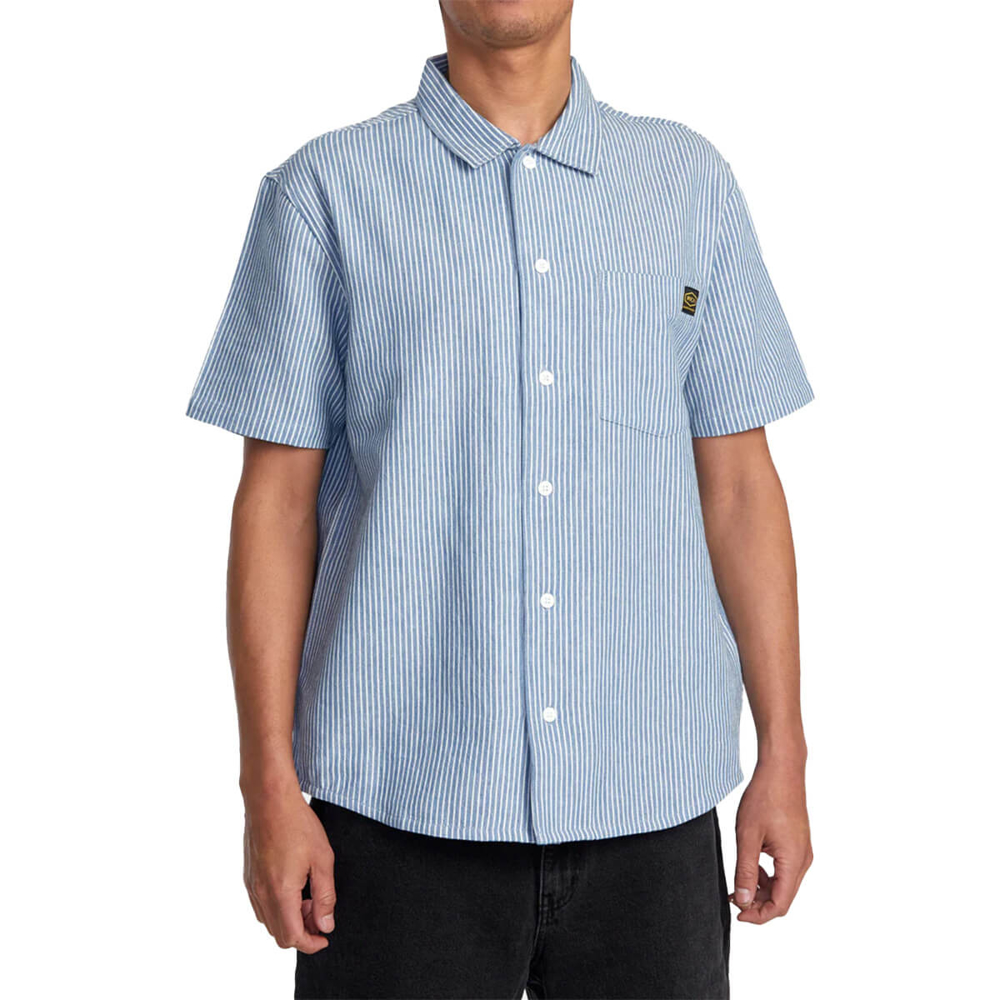 RVCA DAYSHIFT STRIPE II SHIRT Obsession Shop