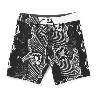 VOLCOM LIDO ICONIC MOD 19 BLACK WHITE 30
