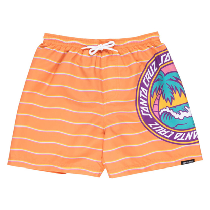 SANTA CRUZ YOUTH PARADISE BREAK APRICOT WAVE STRIPE 8-10