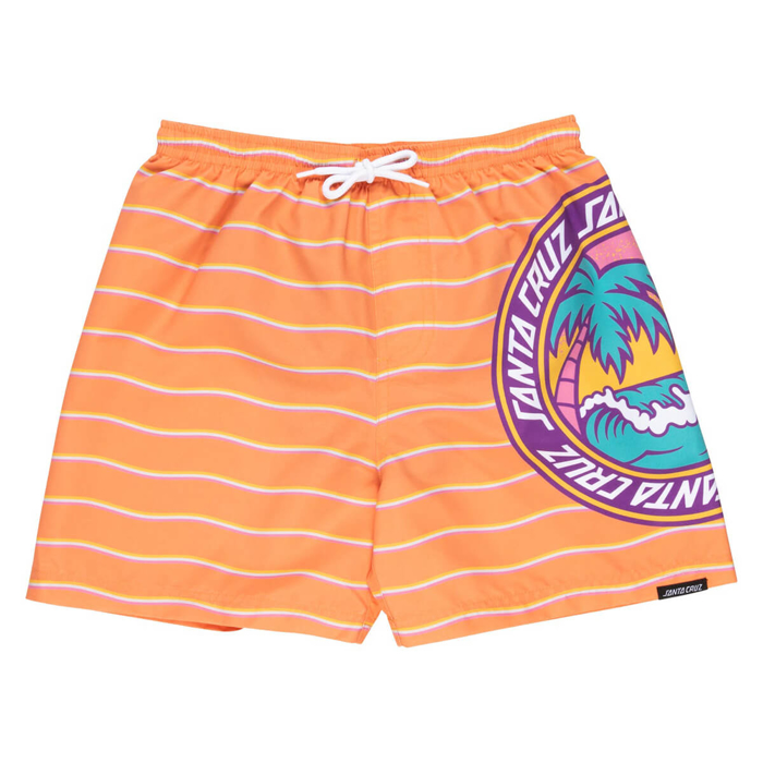 SANTA CRUZ YOUTH PARADISE BREAK APRICOT WAVE STRIPE 10-12
