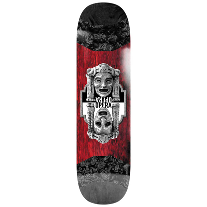 OPERA TWINS POP SLICK 8.5" DECK RED/BLACK 8.5"
