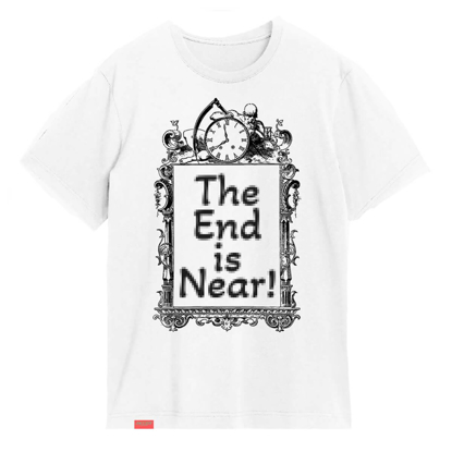 JACUZZI THE END IS NEAR T-SHIRT WHITE M