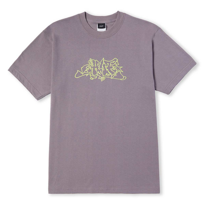 HUF OUTLINES T-SHIRT LIGHT PLUM L
