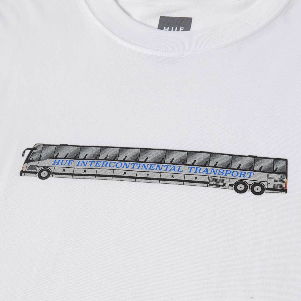 HUF TRANSPORT T-SHIRT WHITE XL