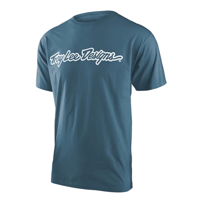 TROY LEE DESIGNS SIGNATURE T-SHIRT SLATE L