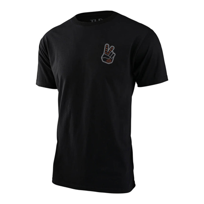 TROY LEE DESIGNS PEACE OUT T-SHIRT BLACK / GRAY M