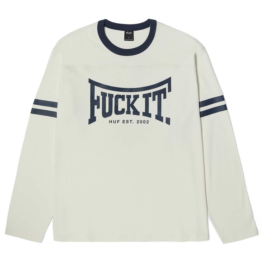 HUF EXETER L/S FOOTBALL SHIRT LINEN L