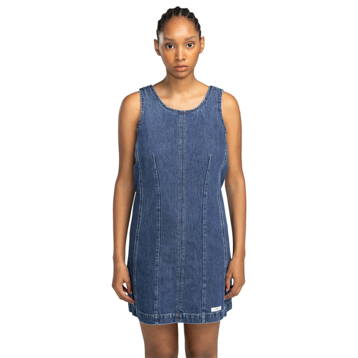 ELEMENT MELANIE DENIM DRESS MID USED S