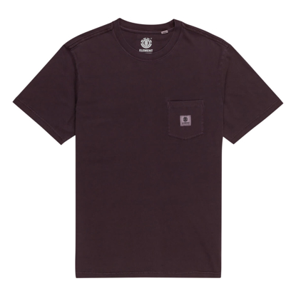 ELEMENT BASIC POCKET PIGMENT T-SHIRT PLUM PERFECT XL