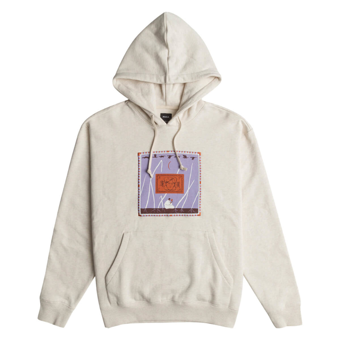RVCA GABRIELLE MONCEAUX HOODIE OATMEAL HEATHER XL