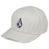 VOLCOM FULL STONE HTHR FLEXFIT HAT GREY VINTAGE S/M