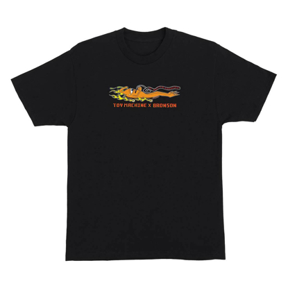 BRONSON SPEED CO. BRONSON X TOY MACHINE HEAVYWEIGHT T-SHIRT BLACK XL