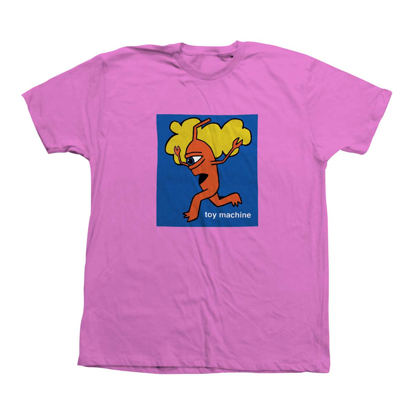 TOY MACHINE EARLY SECT T-SHIRT PINK M
