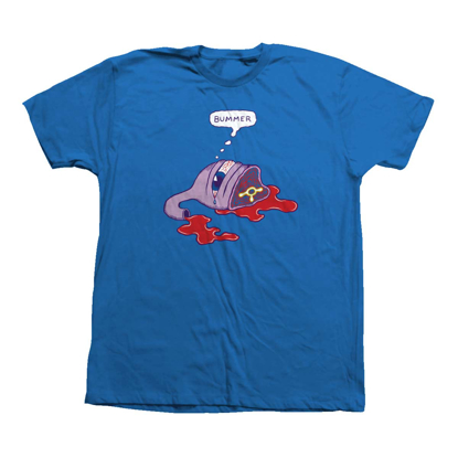 TOY MACHINE BUMMER T-SHIRT ROYAL XL