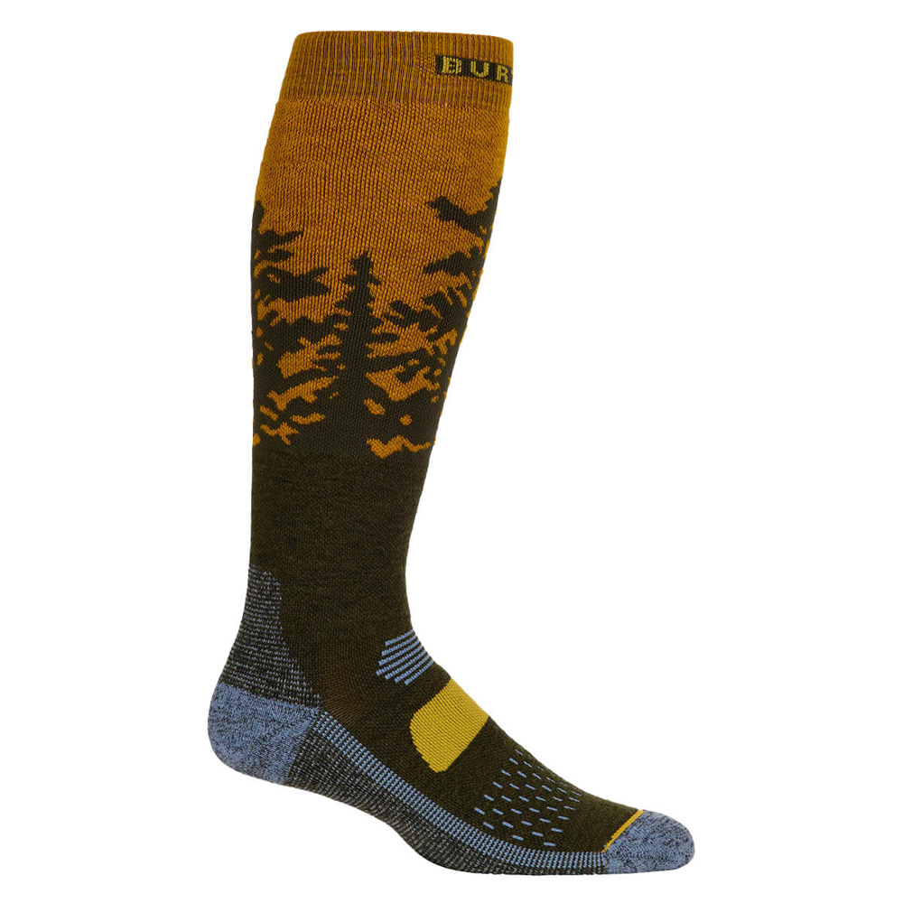 BURTON MEN'S PERFORMANCE MIDWEIGHT SOCK SUNRISE M