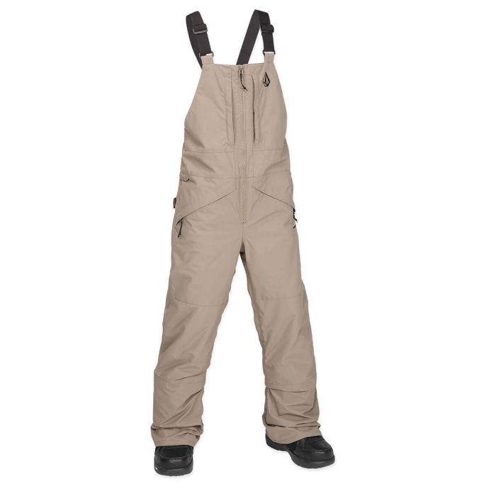 VOLCOM BARKLEY INS BIB OVERALL CHESTNUT BROWN M