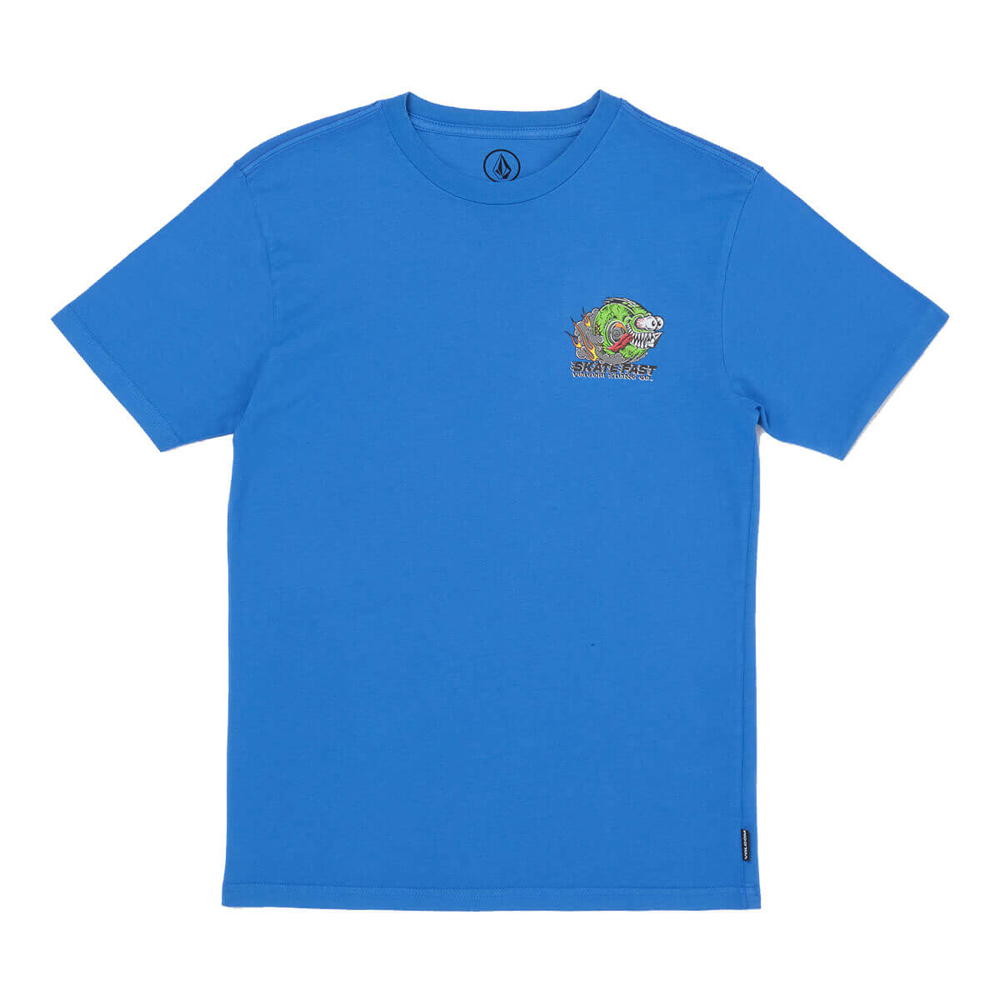 VOLCOM SKATE FAST PW T-SHIRT PATRIOT BLUE M