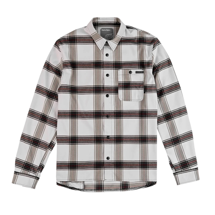 TROY LEE DESIGNS GRIND FLANNEL PLAIN MIST S