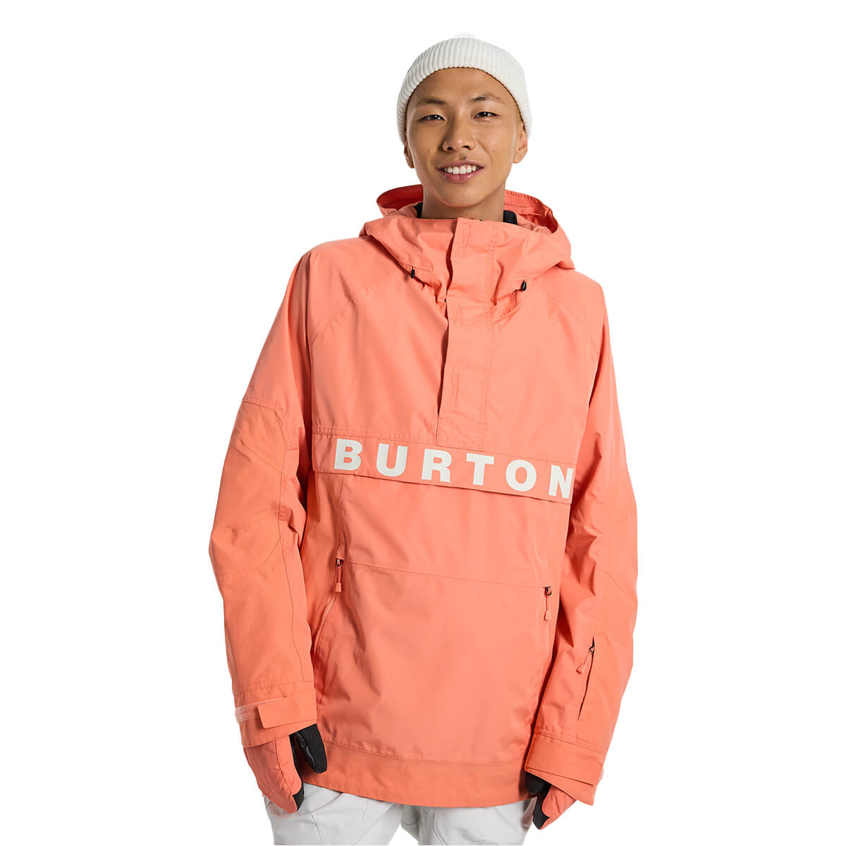 BURTON M FROSTNER ANORAK XS ブラック/ピンク Men's Burton