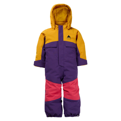 BURTON TODDLERS' 2L ONE PIECE GOLDENROD / IMPERIAL PURPLE 2T