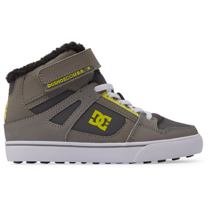 DC PURE HIGH-TOP WNT EV GREY/GREY/GREEN 33