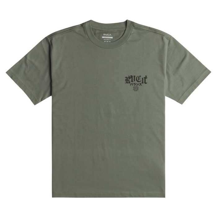 RVCA SHIBUYA STATION SS TEE JADE XL