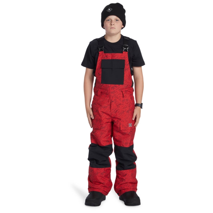 DC ROADBLOCK YOUTH BIB STACKED BARBADOS CHERRY S/10