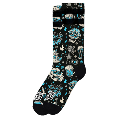 AMERICAN SOCKS DOPAMINE MID HIGH MULTI L/XL