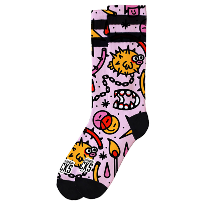 AMERICAN SOCKS BLOWFISH MID HIGH MULTI L/XL