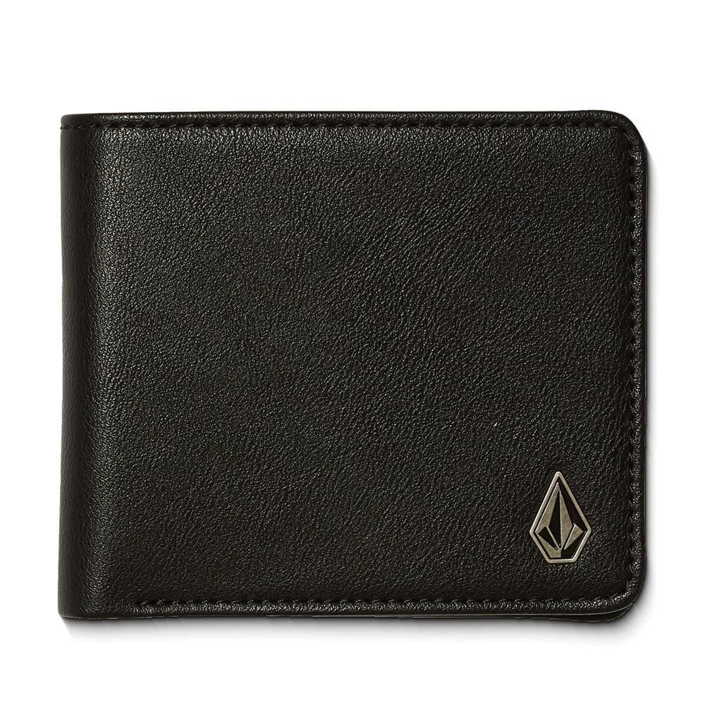 VOLCOM SLIM STONE PU WALLET BLACK S