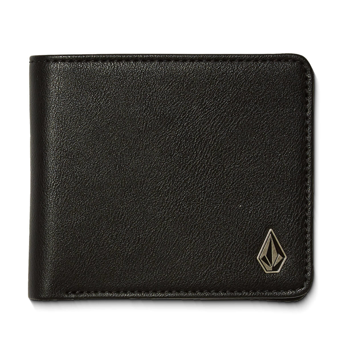 VOLCOM SLIM STONE PU WALLET BLACK S