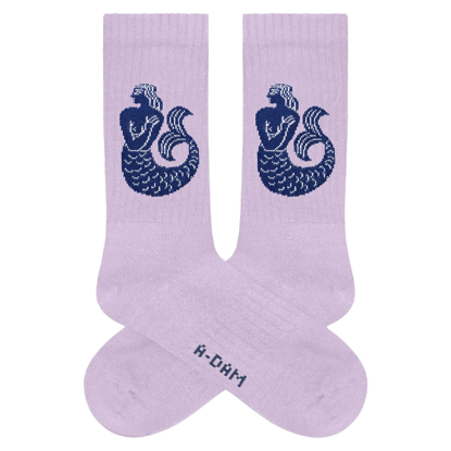 ADAM LILAC MERMAID SOCKS ASSORTED 41 - 46