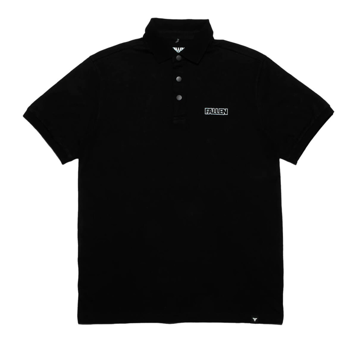 FALLEN POLO OVERSIZE T-SHIRT BLACK/WHITE L