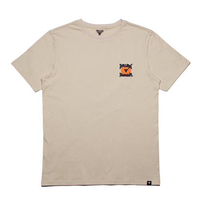 FALLEN DARK RAVEN T-SHIRT IVORY/ORANGE M