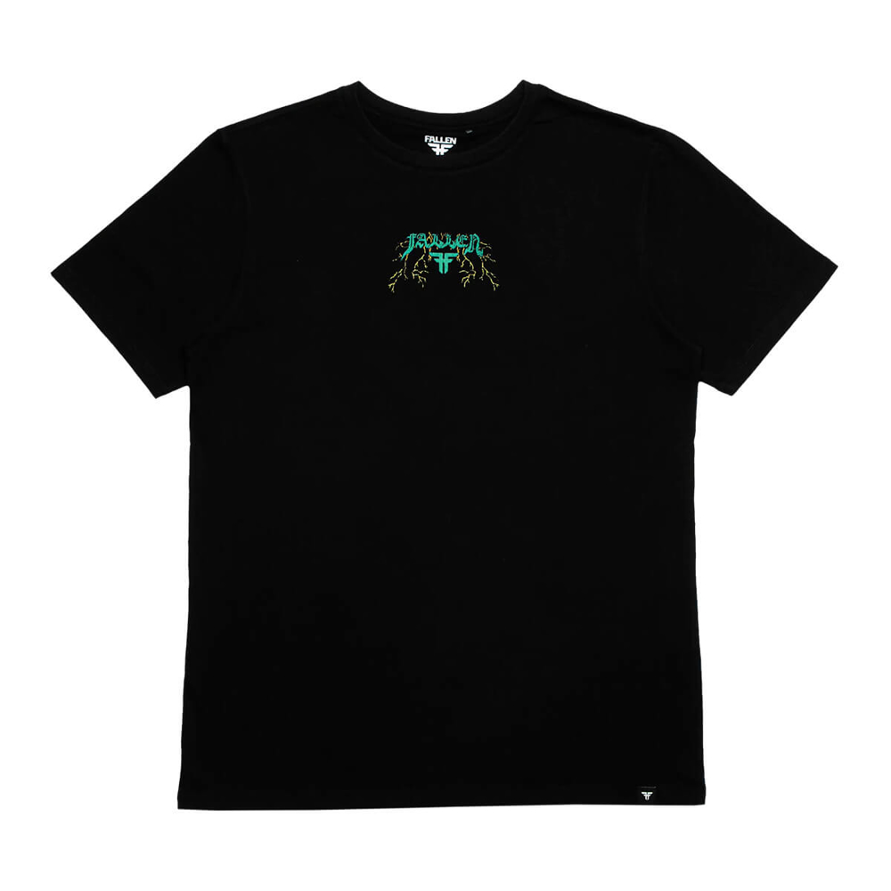 FALLEN WIZARD T-SHIRT BLACK/PURPLE M