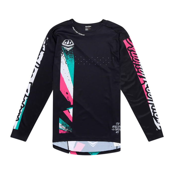 TROY LEE DESIGNS SPRINT JERSEY FULL PULL BLACK XL